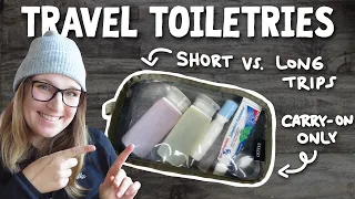 Travel toiletries: What I learned after 3 years of traveling carry-on only