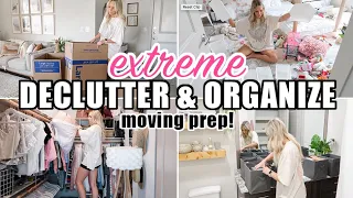 EXTREME DECLUTTER & ORGANIZE / MOVING PREP! + TOY ORGANIZATION / Caitlyn Neier