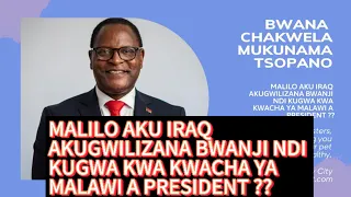 GWEDE GWEDE 21 MAY-MALILO AKU IRAQ AKUGWILIZANA BWANJI NDI KUGWA KWA KWACHA YA MALAWI A PRESIDENT ??