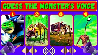 Guess Monster Voice: Spider Thomas, Car Eater, Megahorn, Light Head Coffin Dance