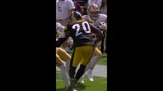 Christian McCaffrey rushes for a 65-yard touchdown vs. Pittsburgh Steelers