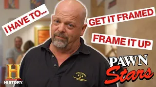 Pawn Stars: "I Have to Get it Framed" (7 Tough Negotiations for Big Money Art) | History