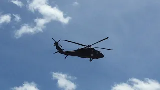 UH-60 Blackhawk Helicopter Landing At KLOZ
