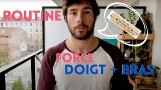 Entrainement escalade - Routine force doigt + bras