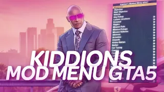 GTA 5 MOD MENU ONLINE  | FREE DOWNLOAD PC | KIDDION'S MOD'S HACK | UNDETECTED 2022