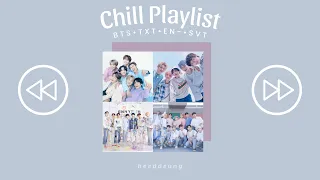 b t s • t x t • e n h y p e n • s e v e n t e e n ~ chill/sleep/study playlist