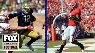 No. 7 Notre Dame vs No. 3 Georgia: Big Noon Kickoff crew talk who will win | FOX COLLEGE FOOTBALL