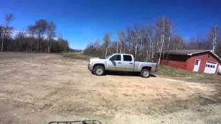 Kawasaki Bayou 300 trail riding