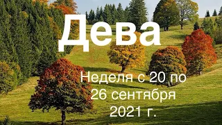 Дева. Таро-прогноз на неделю с 20 по 26 сентября 2021 года.