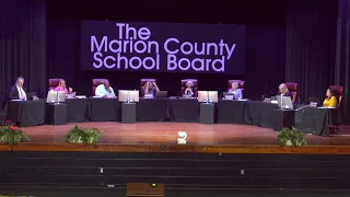 Marion County School Board Work Session, May 2, 2024