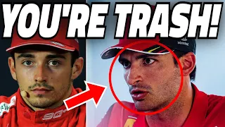 HUGE TENSION At Ferrari After Charles Leclerc's FURIOUS MESSAGE to Carlos Sainz!