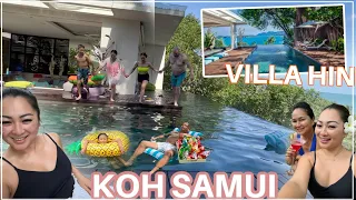 WE'RE HERE!! Koh Samui VILLA HIN *Best Villa Ever Family Trip| JustSissi