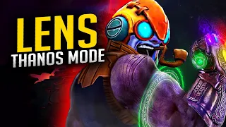 LENS IS UNSTOPPABLE THANOS MODE! | DOTA 2 7.34D | LENS TINKER.