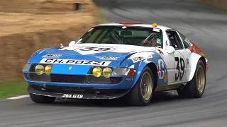 1972 Ferrari 365 GTB/4 Daytona Competizione - Start, Revs & Accelerations!