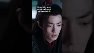 Wei Wuxian is pregnant ?? 😂 || The Untamed Funny Moments || Best lip sync || #theuntamed #shorts