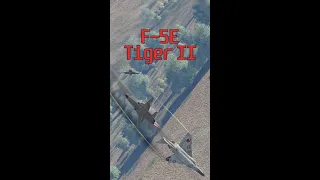 War Thunder - Surviving 3 enemies in the F-5E #shorts