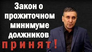 Закон о прожиточном минимуме для должников принят. Но НЕ будет нормально работать!