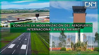 Aeropuerto Internacional Riviera Nayarit termina su modernización y casi finaliza su ampliación