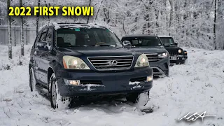 My Lexus GX470 First SNOW!