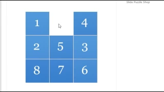 How to solve 8 pieces Sliding Puzzle