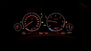 BMW 530d F10 0-100 258 bhp stock 0-100 Acceleration