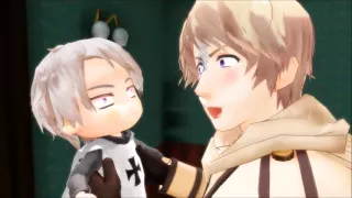 [MMD APH] Scared and Upset Hetalia Babies