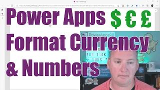 PowerApps Text function to format currency and numbers