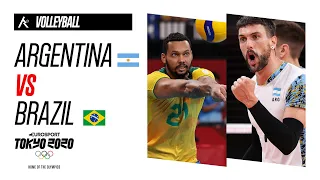 ARGENTINA vs BRAZIL | Volleyball - Highlights | Olympic Games - Tokyo 2020