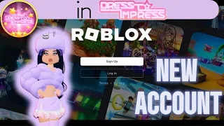 I MADE A BRAND NEW ACCOUNT AND ACTED LIKE A TOTAL NOOB IN DRESS TO IMPRESS ROBLOX! Part 1