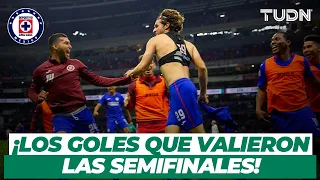 ¡SEMIFINALISTAS! Todos los goles con los que Cruz Azul eliminó al Toluca | TUDN