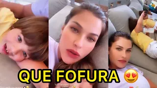 Andressa Suita em um momento FOFURA com os FILHOS na FAZENDA