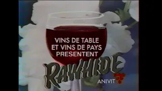 CANAL+ Jingle Série avec sponsor pour le vin (juin 1986)