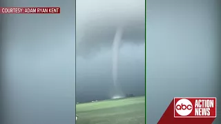 Waterspout spotted between Clearwater and Dunedin