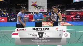 Gregoria Mariska TUNJUNG vs TAI Tzu Ying | SINGAPORE OPEN 2023