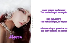 (G)I-DLE - Doll (Rom-Han-Eng Lyrics) Color & Picture Coded