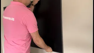 Wallmounting Samsung The frame 2023 in under 10 minutes.