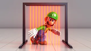 Funny Ways to defeat Luigi 💀- PAIN LAB LUIGI SIMSOFT PLANET