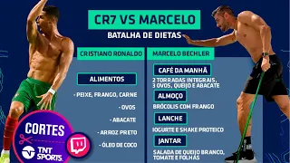 CRISTIANO RONALDO OU BECHLER: QUEM É MAIS SAUDÁVEL? BATALHA DE DIETAS! - Cortes TNT Sports