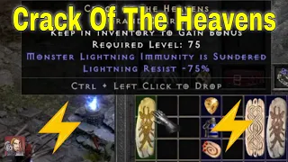 D2R Unique Items - Crack of The Heavens (Grand Charm) 2.5 PTR Version