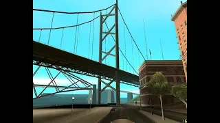 GTA San Andreas - How to get inside the Garver Bridge in San Fierro