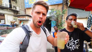 FIRST TIME IN INDIA - Mumbai Fort, Beach, And Slums HIDDEN EATS | Mumbai, India