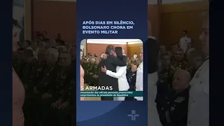 #Shorts | Bolsonaro chora ao cumprimentar oficiais promovidos em cerimônia militar