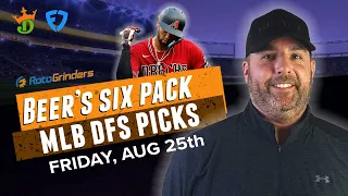 DRAFTKINGS & FANDUEL MLB PICKS TODAY (8/25/23) - DFS 6 PACK