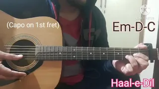 Haal-e-Dil | Murder 2 | Guitar Cover and Chords| Open Strumming