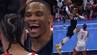 RUSSELL WESTBROOK TO DILLION BROOKS "U GARBAGE BRO! GET OUT OF MY FACE!" & TRIED TO POSTERIZE HIM!