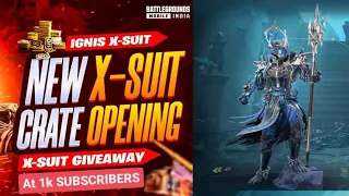 Spent 1500 Coins of New Ignis X-Suit in Upgrading Poseidon X-Suit in BGMI