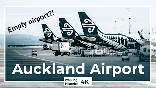 Auckland Airport 4K Walking Tour - International Terminal Virtual Tour (Auckland, NZ) Covid Travel