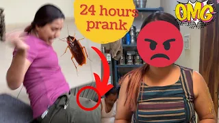 24 PRANKS in 24 Hours | Prank on Wife @funkiecouple