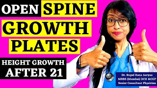 👉 HEIGHT INCREASE AFTER PUBERTY? HOW TO OPEN SPINE GROWTH PLATES ?  Dr Rupal TOP 10 METHODS (ENG CC)