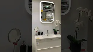 IKEA 2023: Bathroom with the Storjorm mirror. Check out the full video, see the link above.